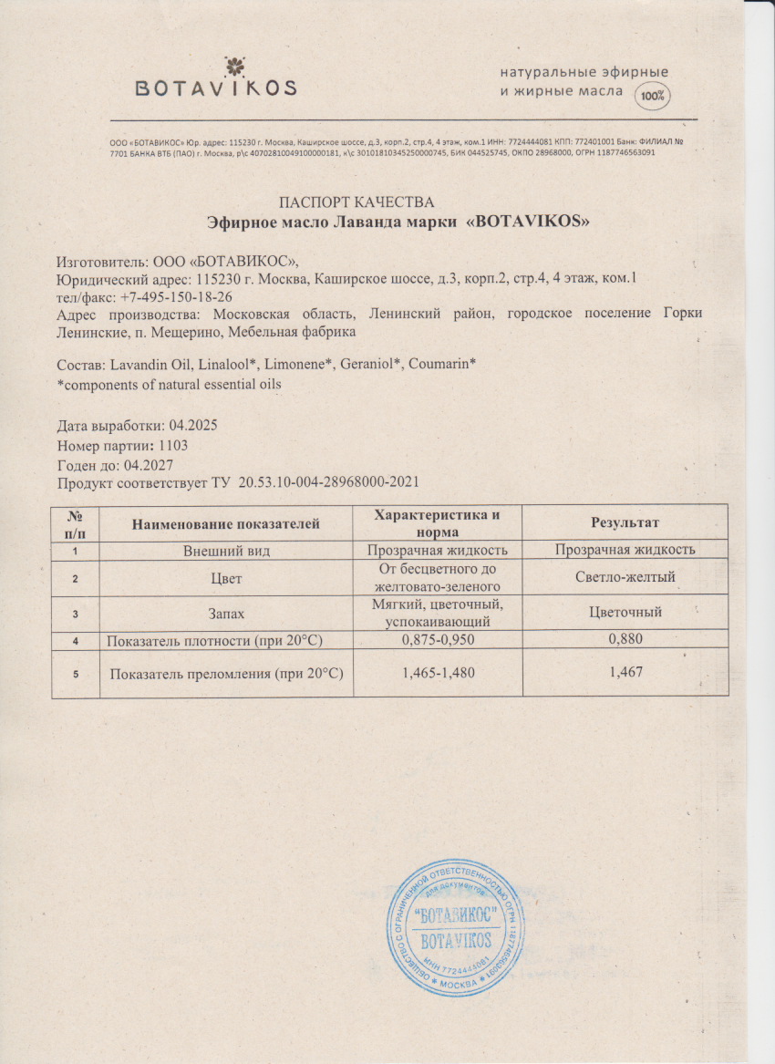 Паспорт №042025